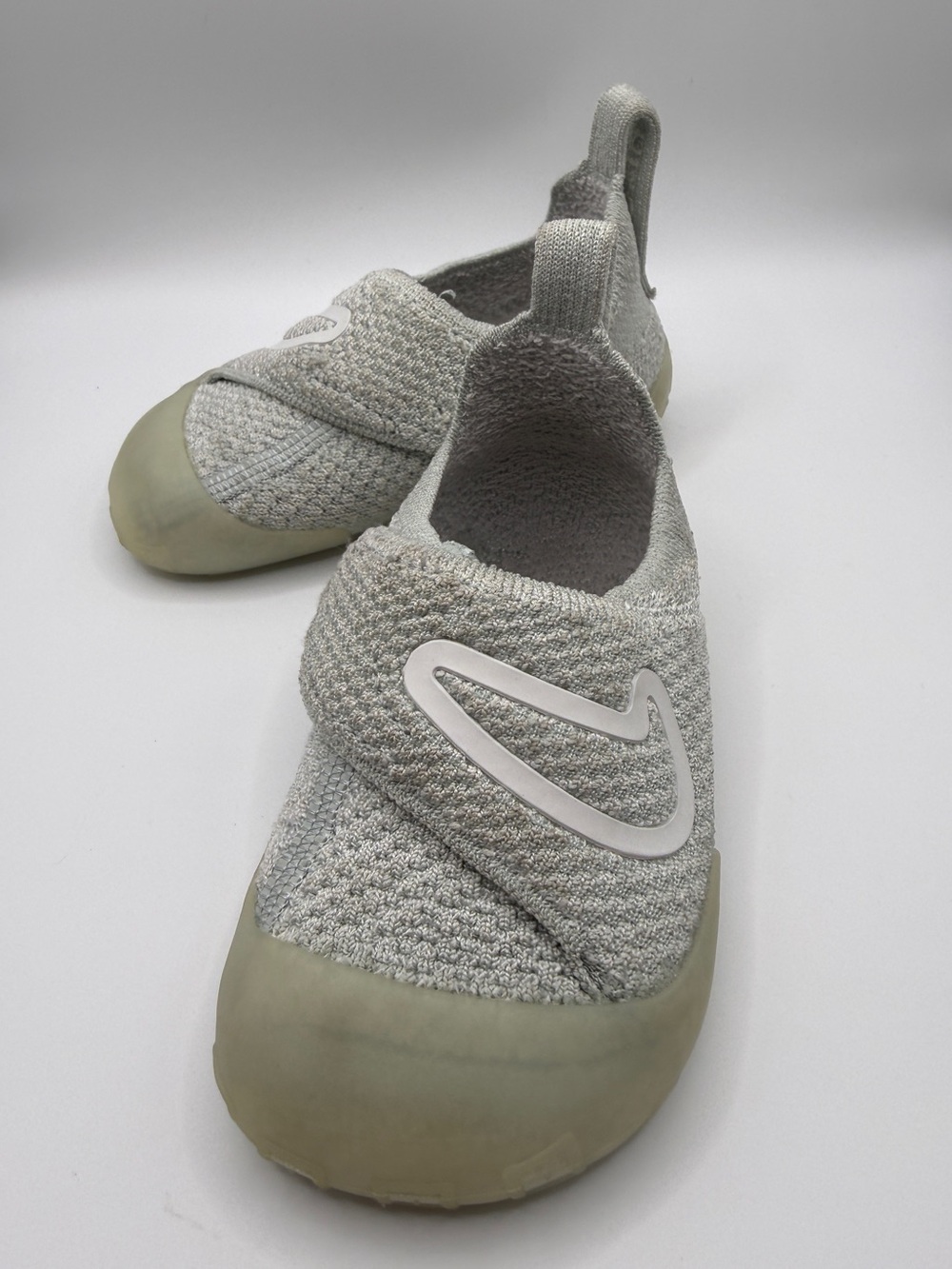 Nike Swoosh 1 Phantom Vast Gray Flyknit Toddler Shoes FB3244-002